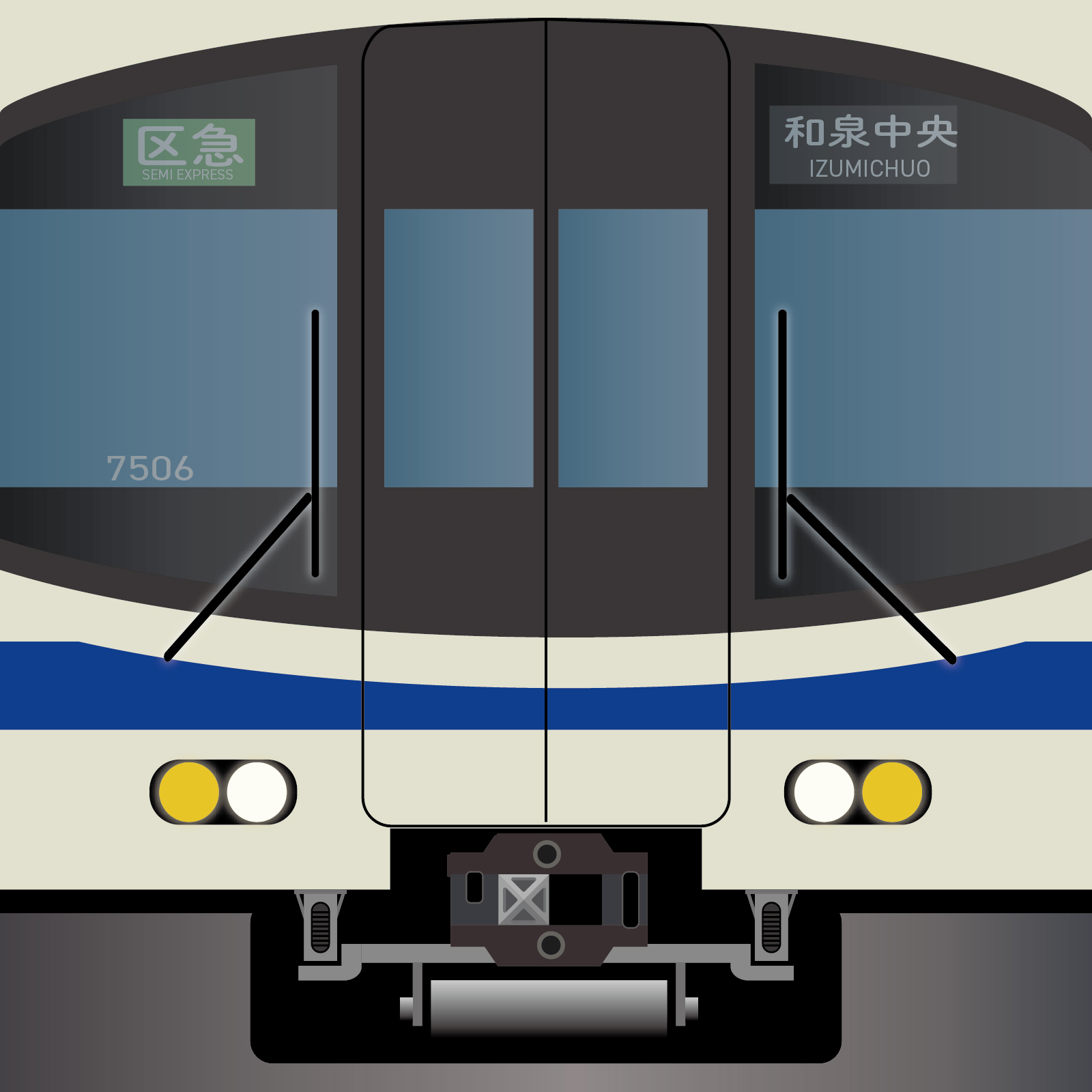 泉北高速鉄道7000系イメージ