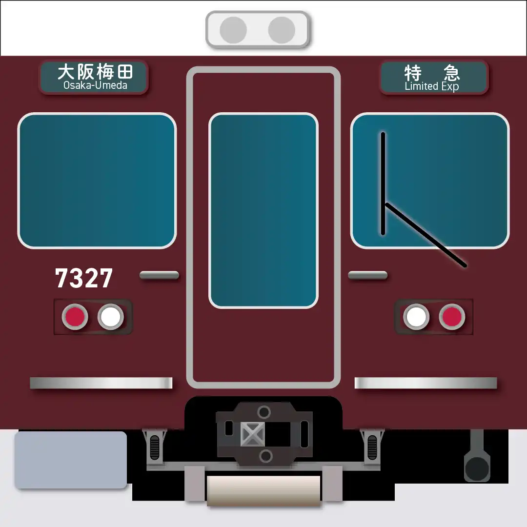 阪急電車京都線7300系リニューアルイメージ