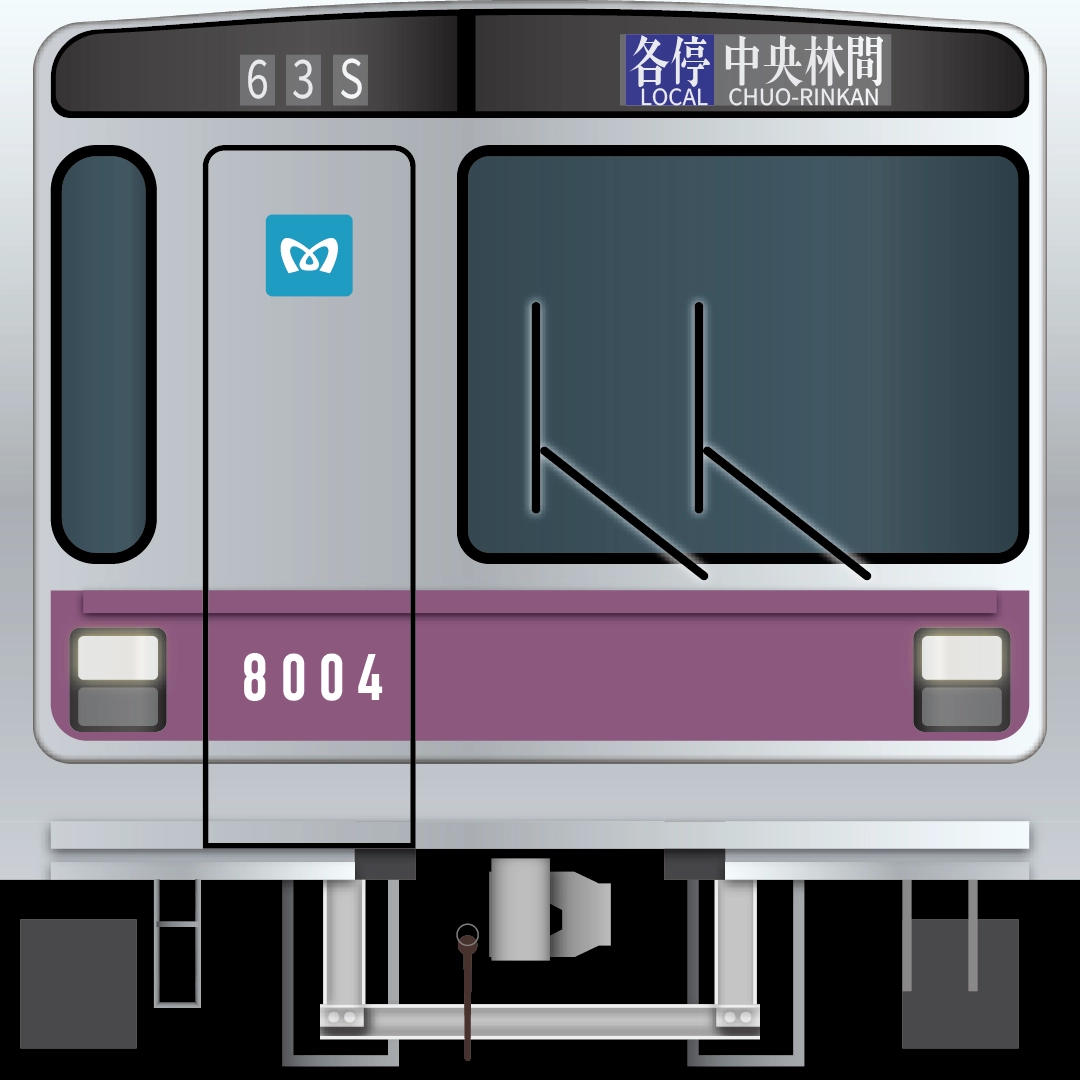 東京メトロ半蔵門線80000系イメージ