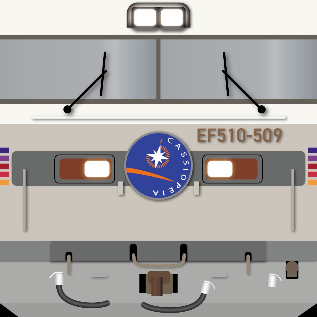 EF510形500番台カシオペア塗装イメージ