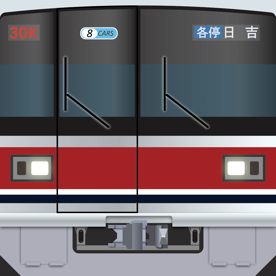 東急目黒線3000系（旧塗装）イメージ