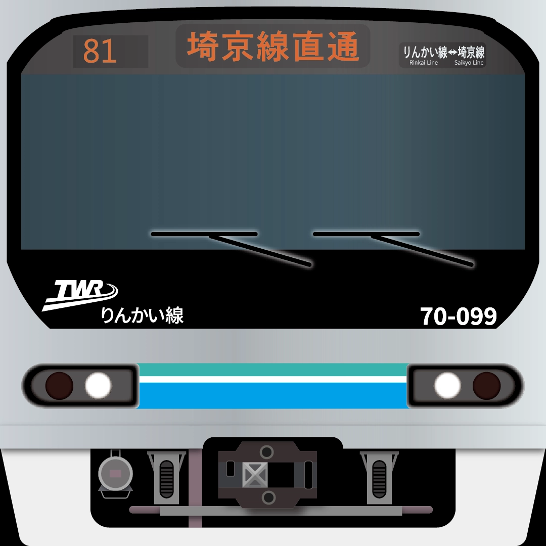東京臨海高速鉄道70-000形イメージ